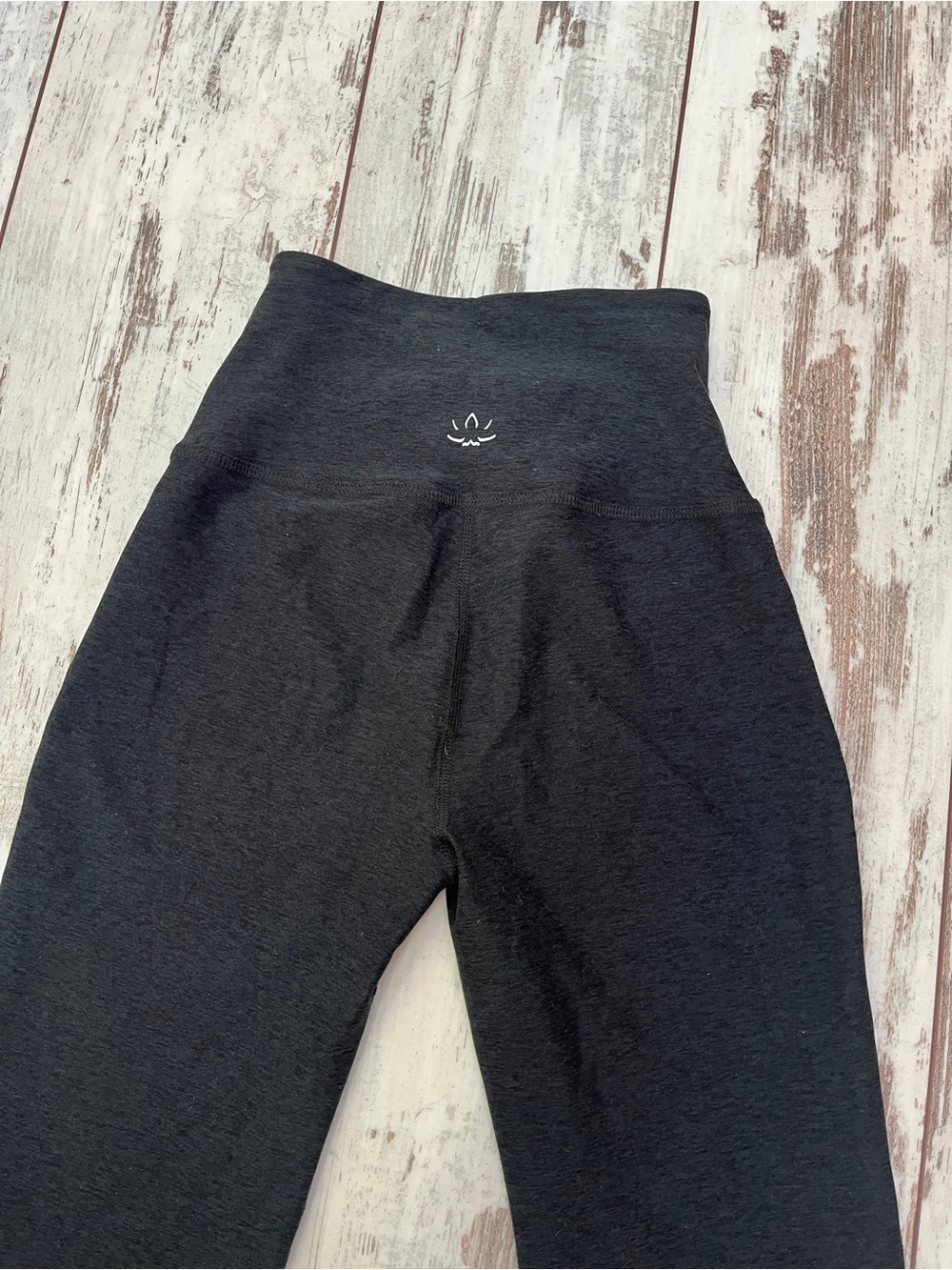 Beyond Yoga Spacedye All Day Flare Pants High Waisted Pockets Darkest Night S - Picture 12 of 12